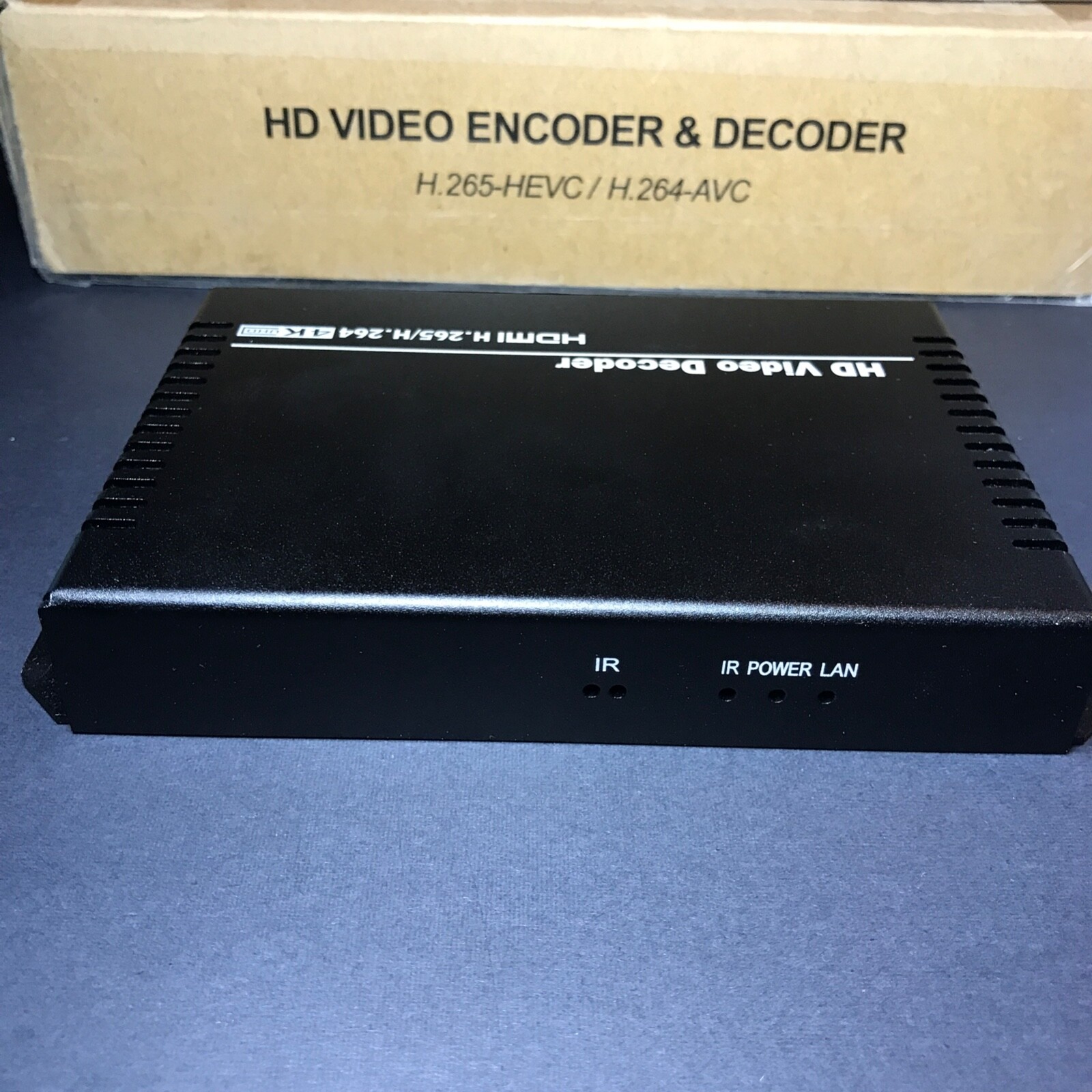 H.265 H.264 Ultra HD 4K Video Audio Decoder IP Streaming Decoder IP To HDMI +