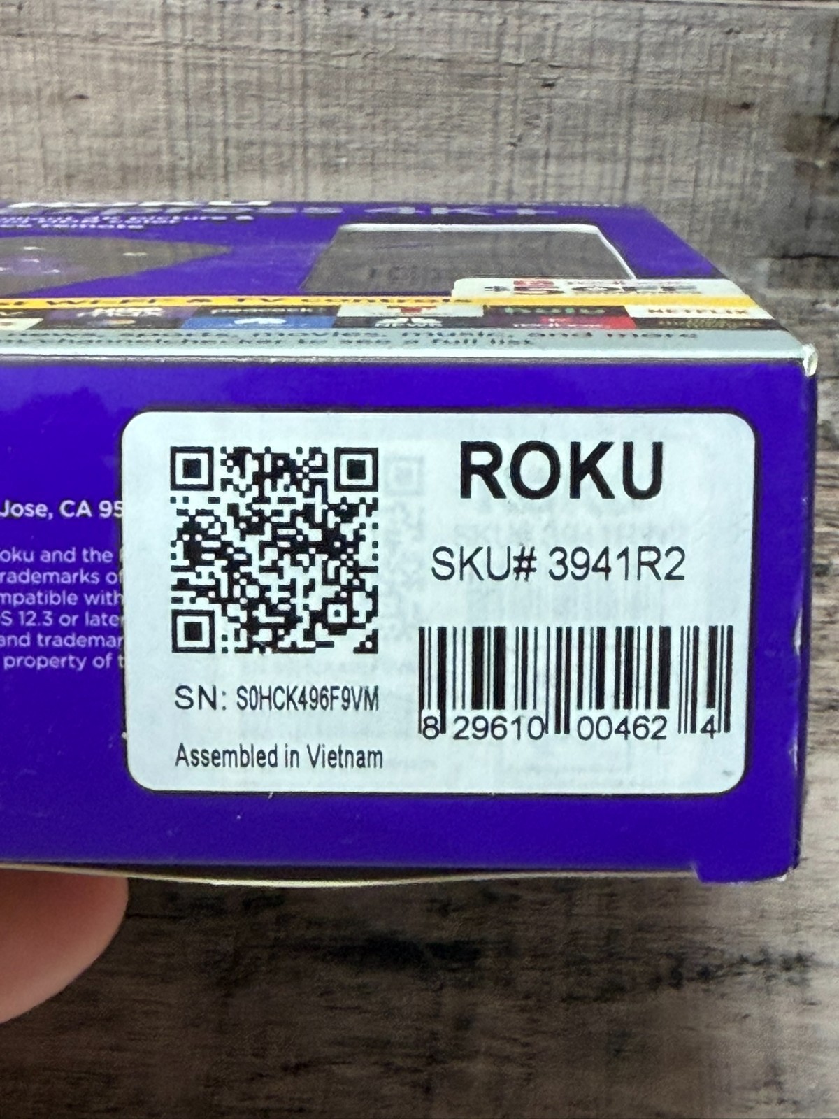 Roku Express 4K+ 3941R2 Streaming Player HDR Voice Remote HDMI Wi-Fi Black