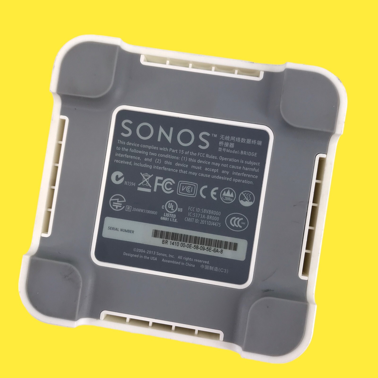 Sonos Bridge Wireless HiFi System – White #U6998 z64/108