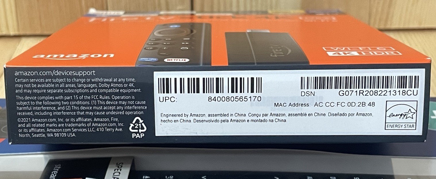 Amazon Fire TV Stick 4K Max WiFi 6 Streaming Media w/Alexa Voice Remote + Bonus