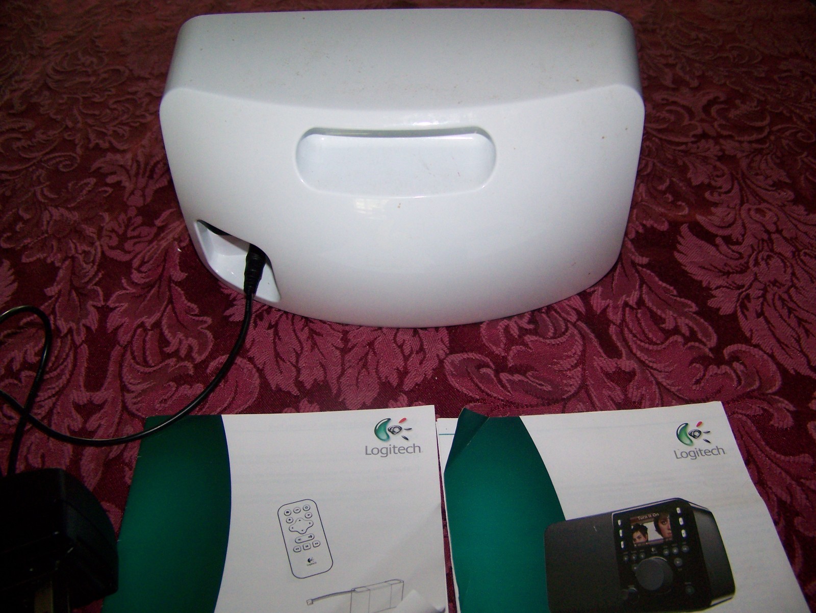 Logitech Squeezebox Radio Smart WiFi X-R0001 with AC Adapter,instructions,
