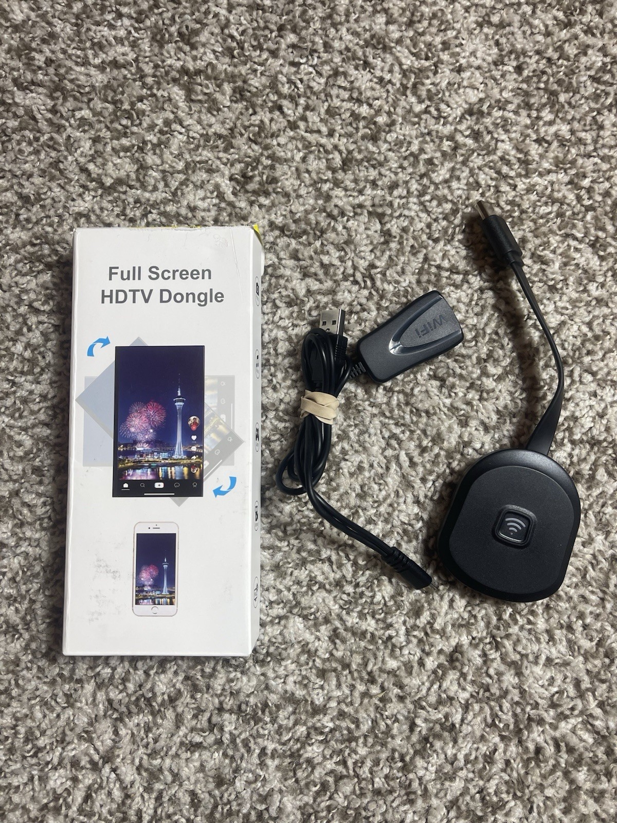 4K Wireless HDMI Display Adapter,TV Adapter for The APP YouTube,for i-Phone,