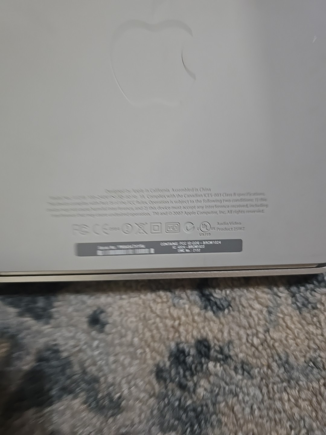 Rare Vintage Apple TV (1st Generation) 160GB Media Streamer – A1218 – MB189LL/A