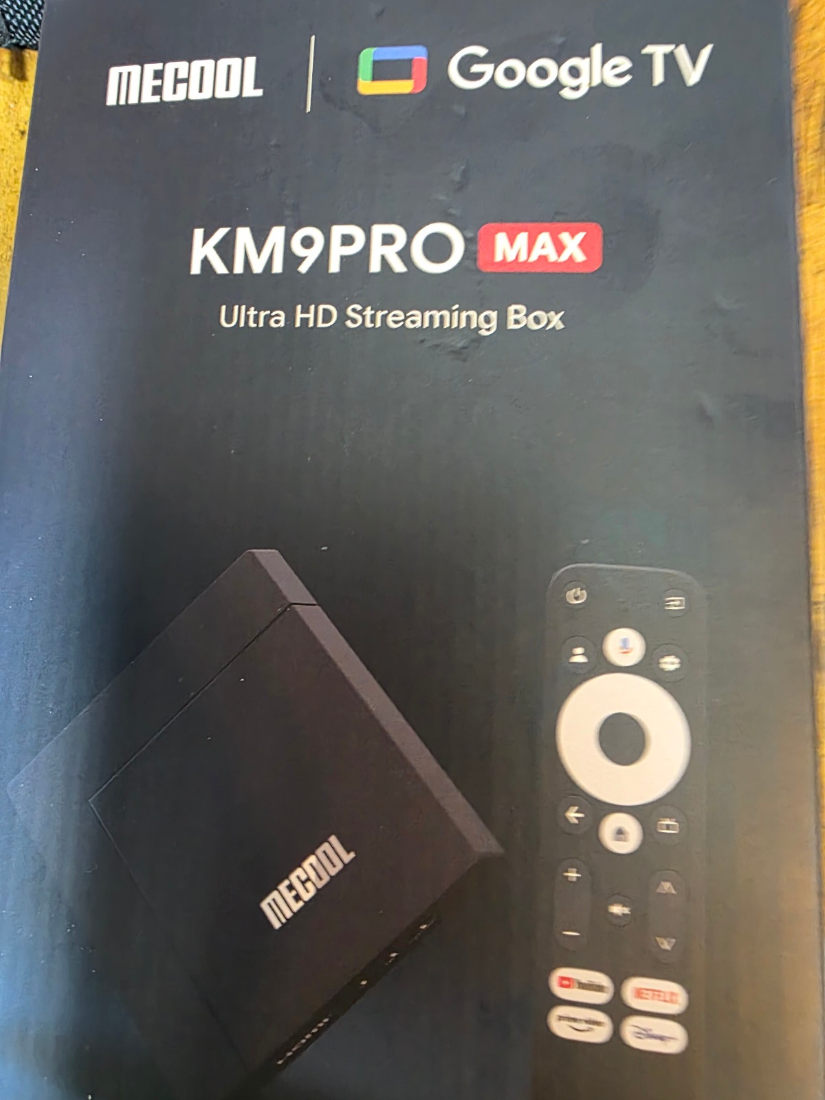 MECOOL KM9 PRO MAX 2GB 32GB 4K Google TV Smart Android 12 TV Box Media Player BT