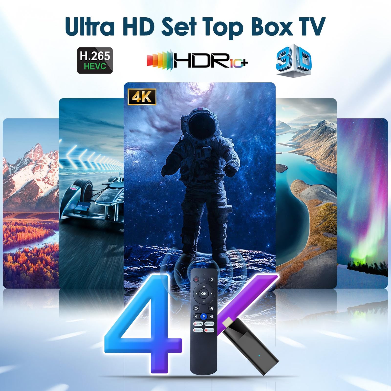 BL Android TV Stick 4K, 2026 Android TV Stick 10.0 2GB RAM 16GB ROM, H313 CPU…