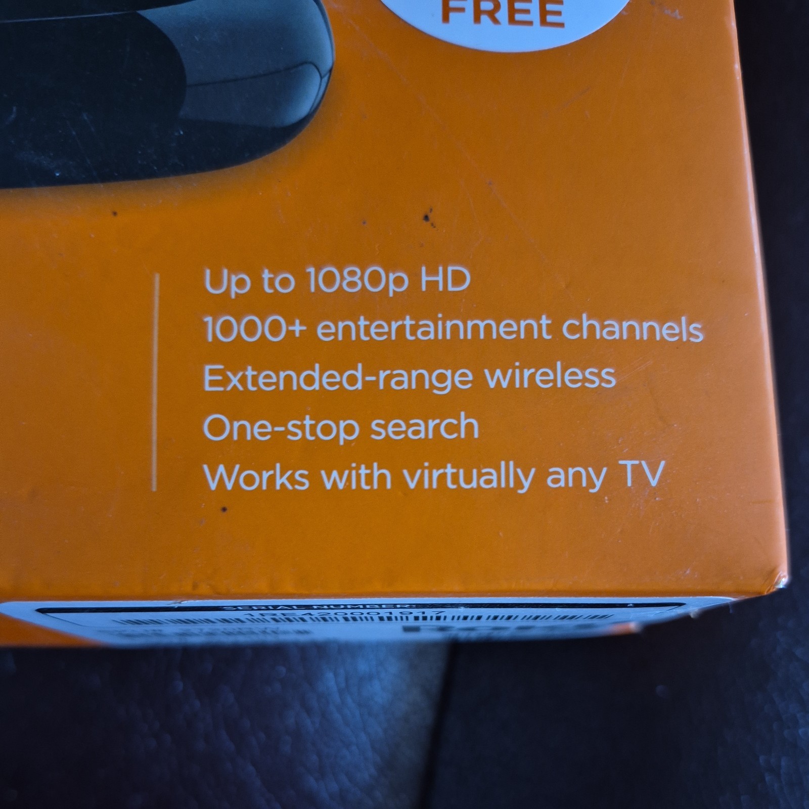 Roku 2 Model 2720X Streaming Box with Power Cord, Remote & HDMI cable & Box