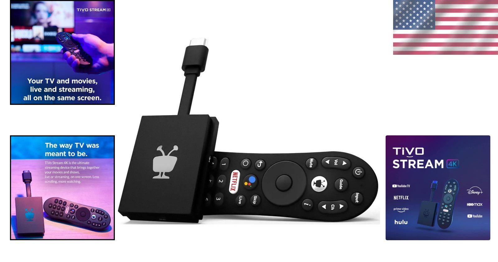 4K Streaming Media Player with Android TV, Dolby Vision HDR, and Voice Control