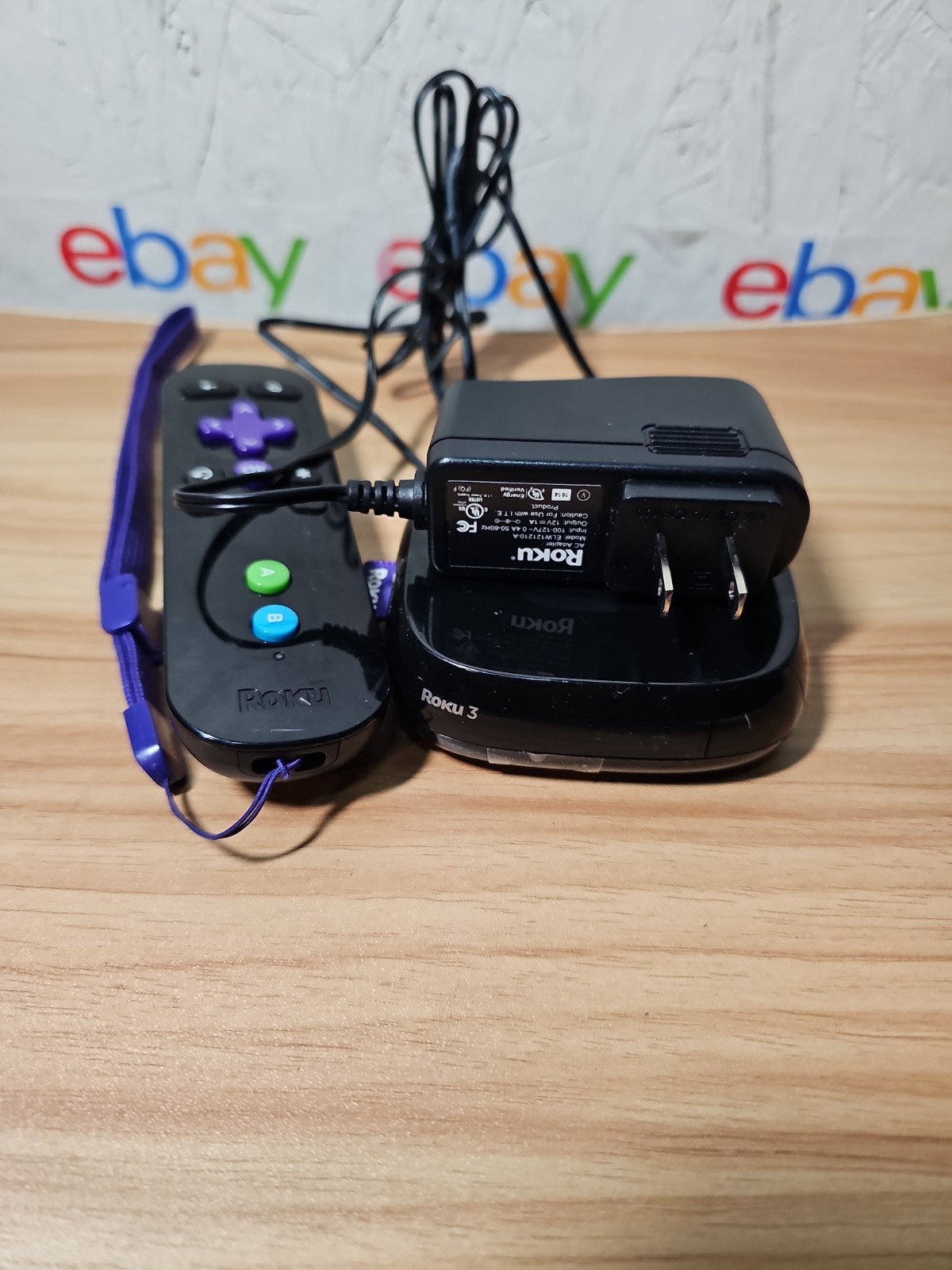 Roku 3 Streaming Media Player 4200X Black with Remote 3rd Generation