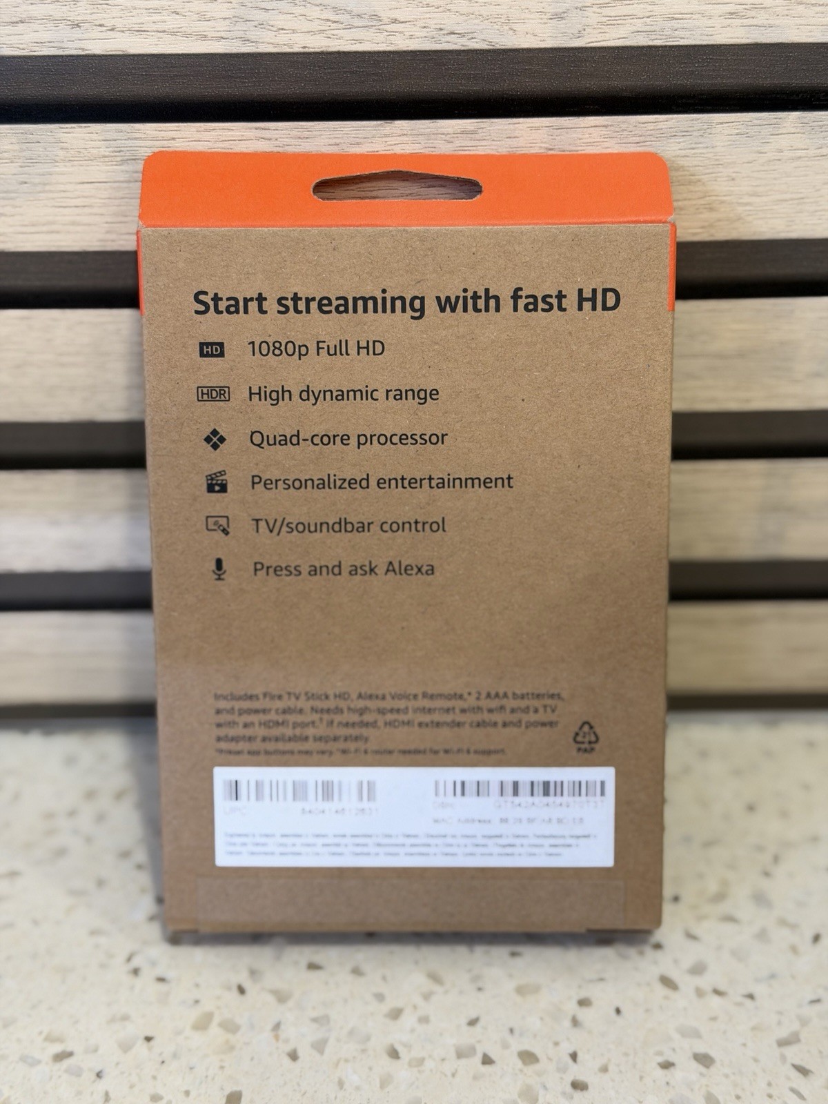 Amazon Fire TV Stick HD 8GB with Wi-Fi 6 and Alexa Voice Remote