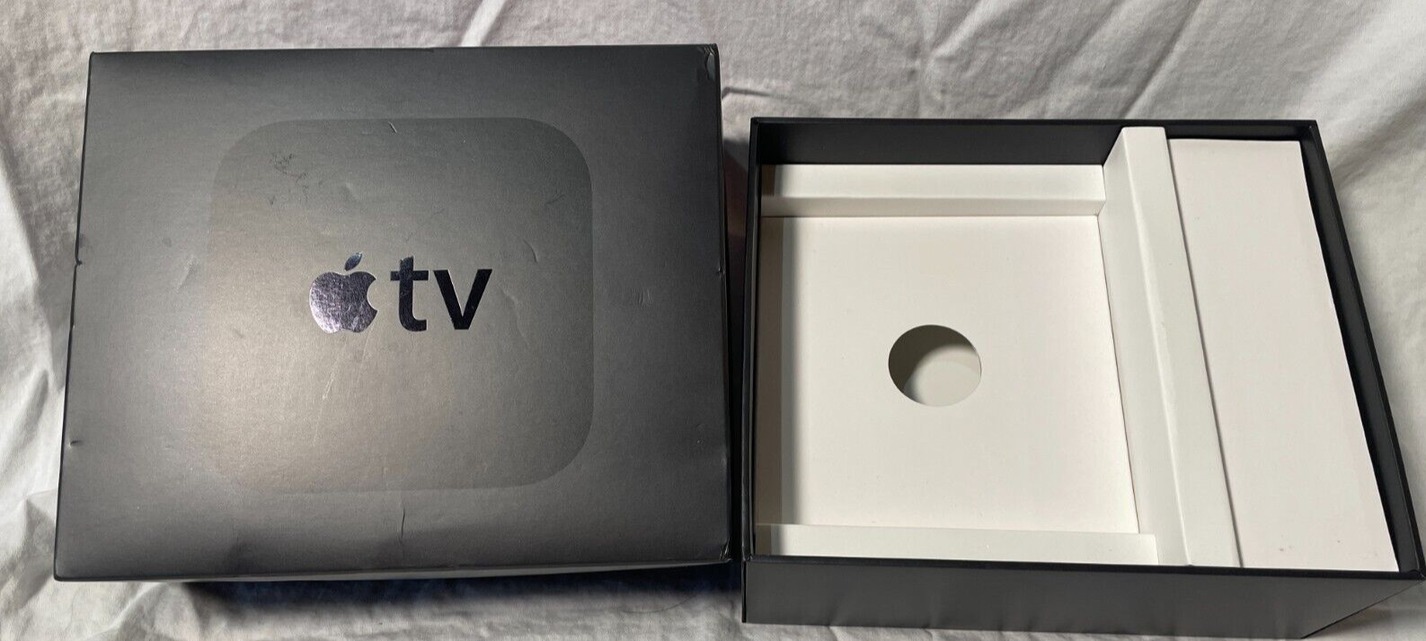 Apple TV HD EMPTY BOX ONLY 4th Gen Blk 32GB Model A1625 MGY52LL/A No Electronics