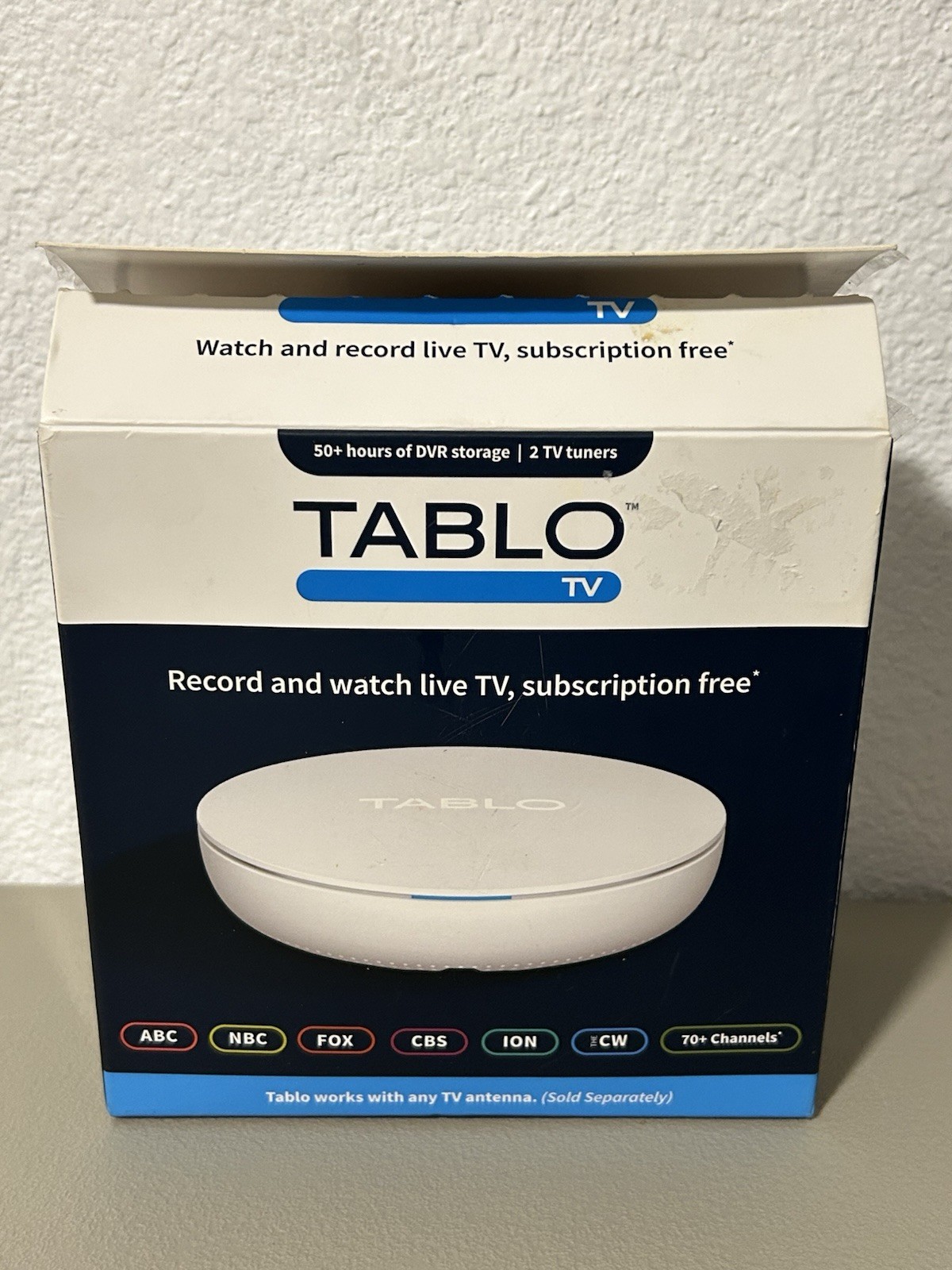 Tablo TV 4th Gen TF1282B-01-CN White 2-Tuner Over-The-Air DVR Streaming Player