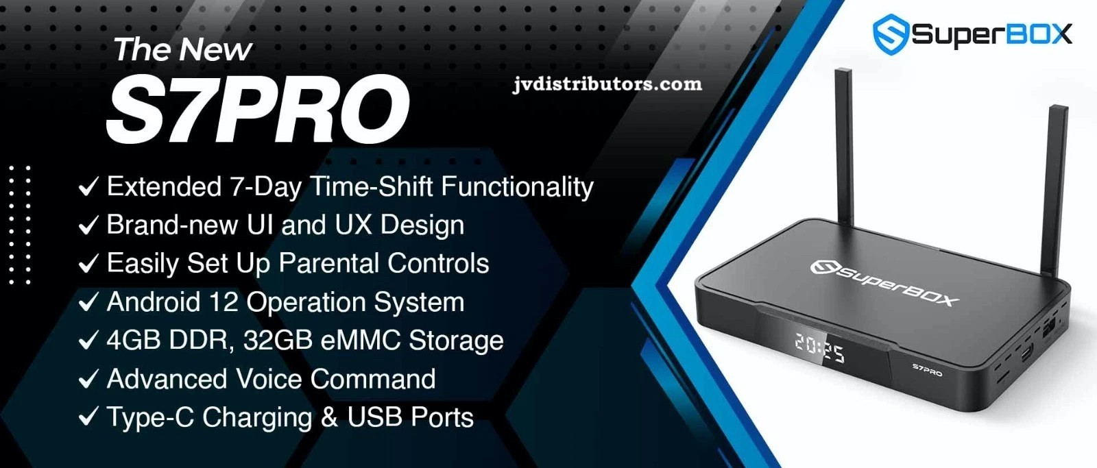 NEW 2026 SUPERBOX S7 PRO – No Fees – Authorized Distributor – Fast Shipping