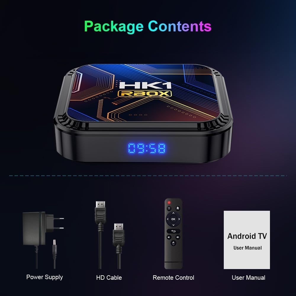 Android 13.0 4GB RAM 64GB ROM 8K Smart TV Box – High-Speed Multimedia Experience