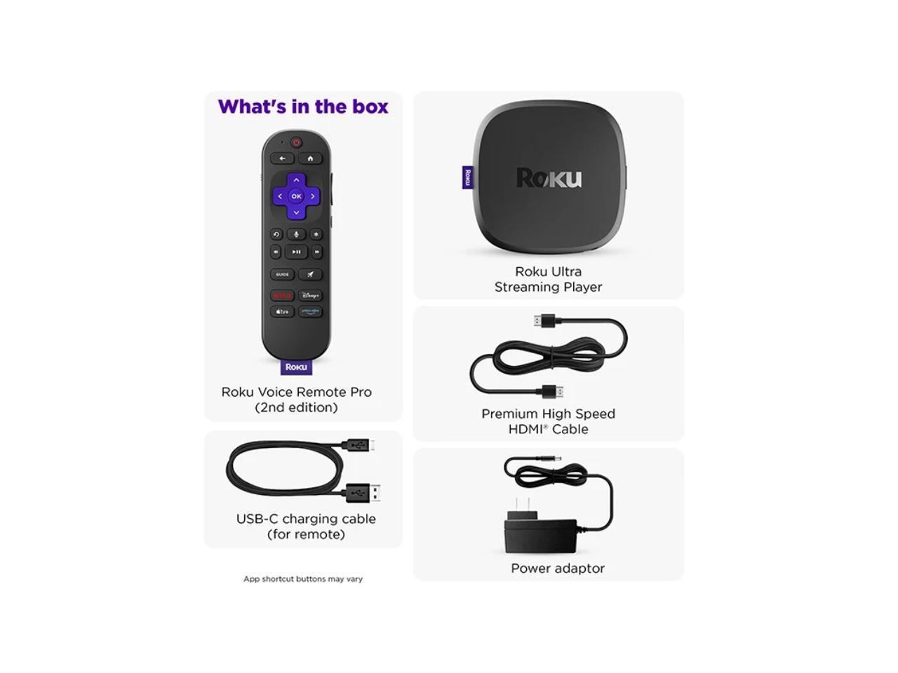 Roku Ultra 2024 HD/4K/HDR/ Dolby Vision Streaming Player