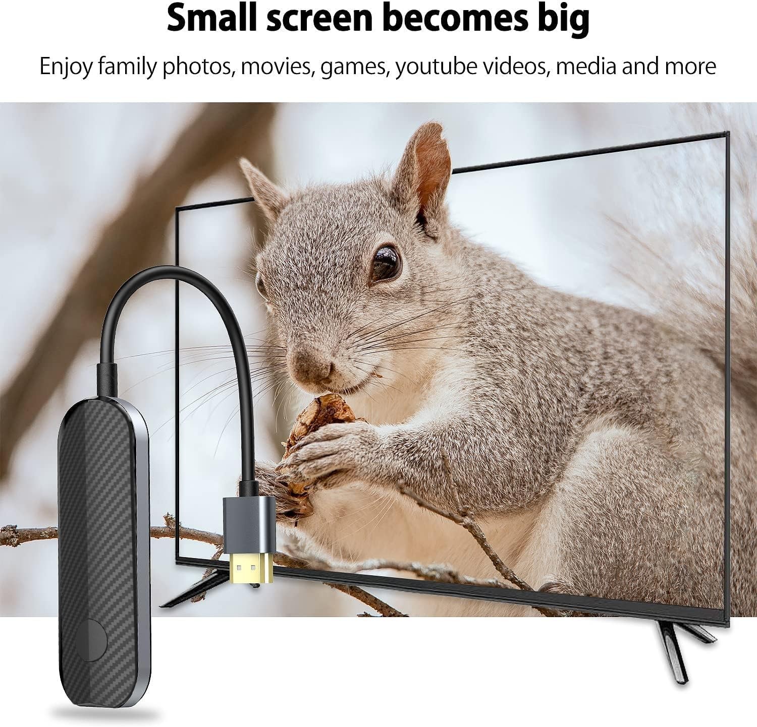 iShare iOS Wireless HDMI Display Adapter for iPhone, Streaming Mirroring Devi…
