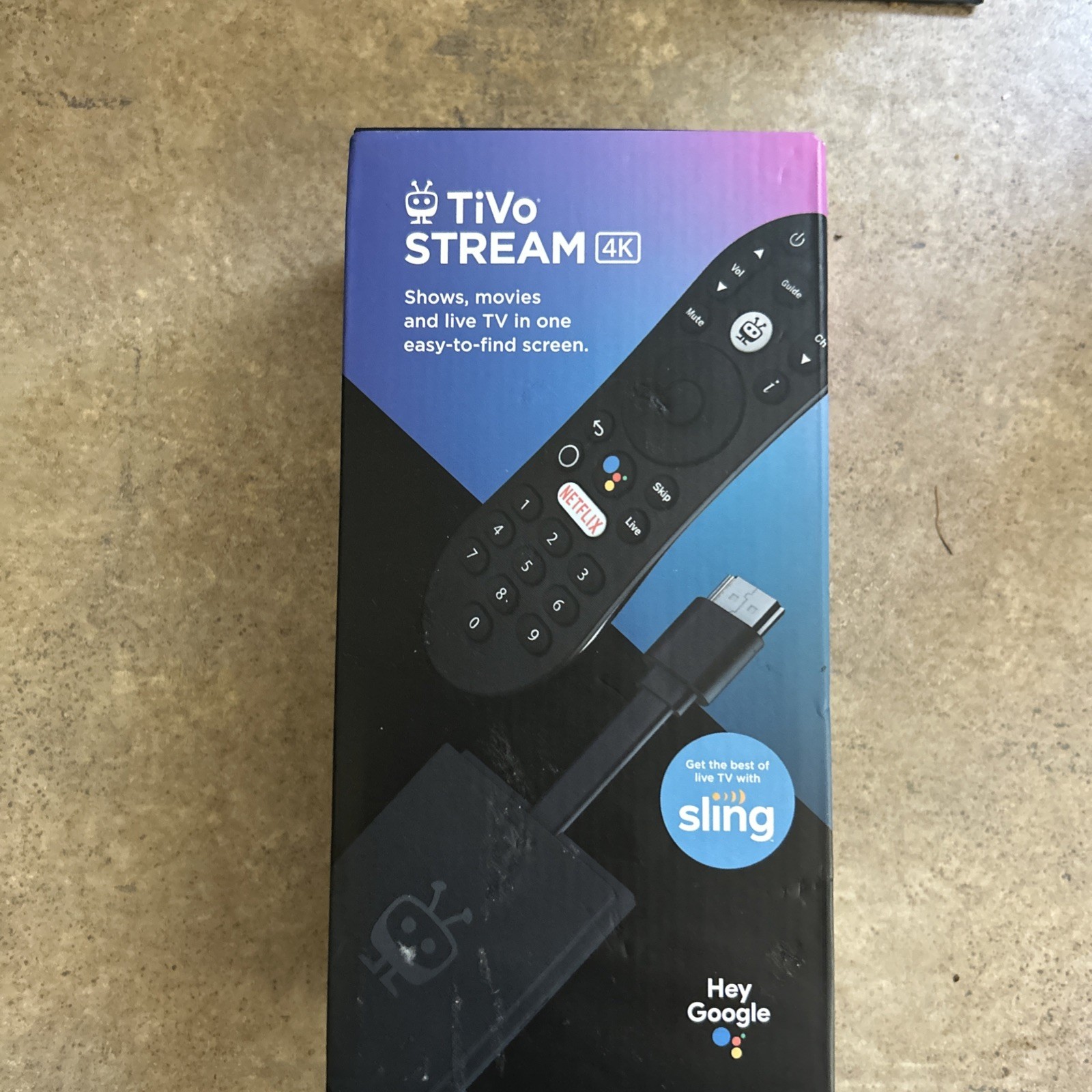 TiVo Stream 4K Media Streamer – Shows Movies Live TV Set Up Guide Included