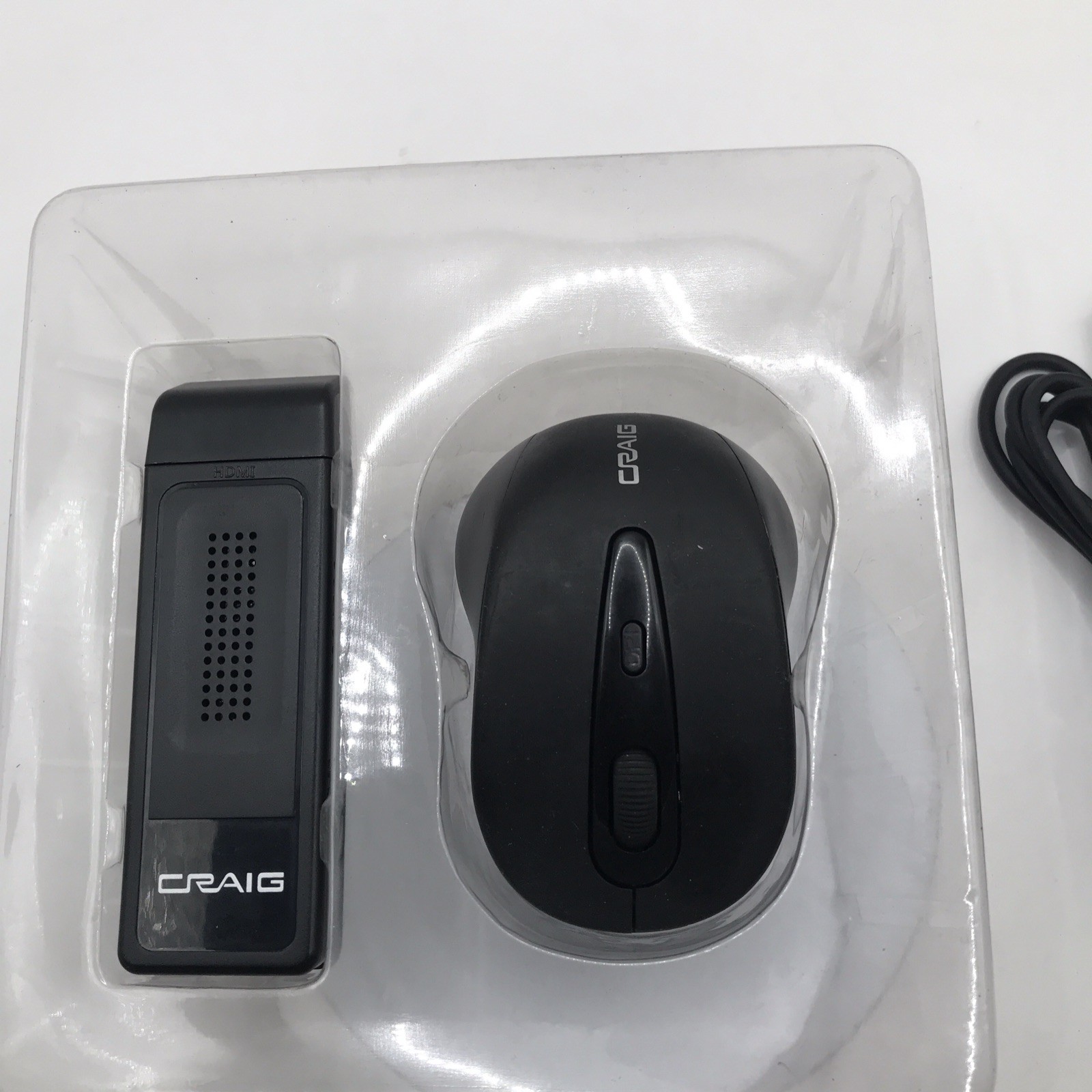Craig CVD601 Android Media Streamer 1080p Wi-Fi HDMI w/ Mouse & USB Cable