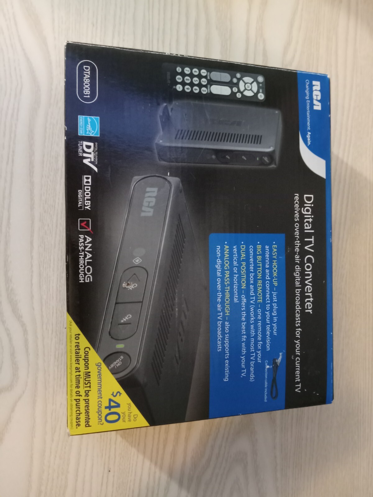 Digital Tv convertor new Dta800b1
