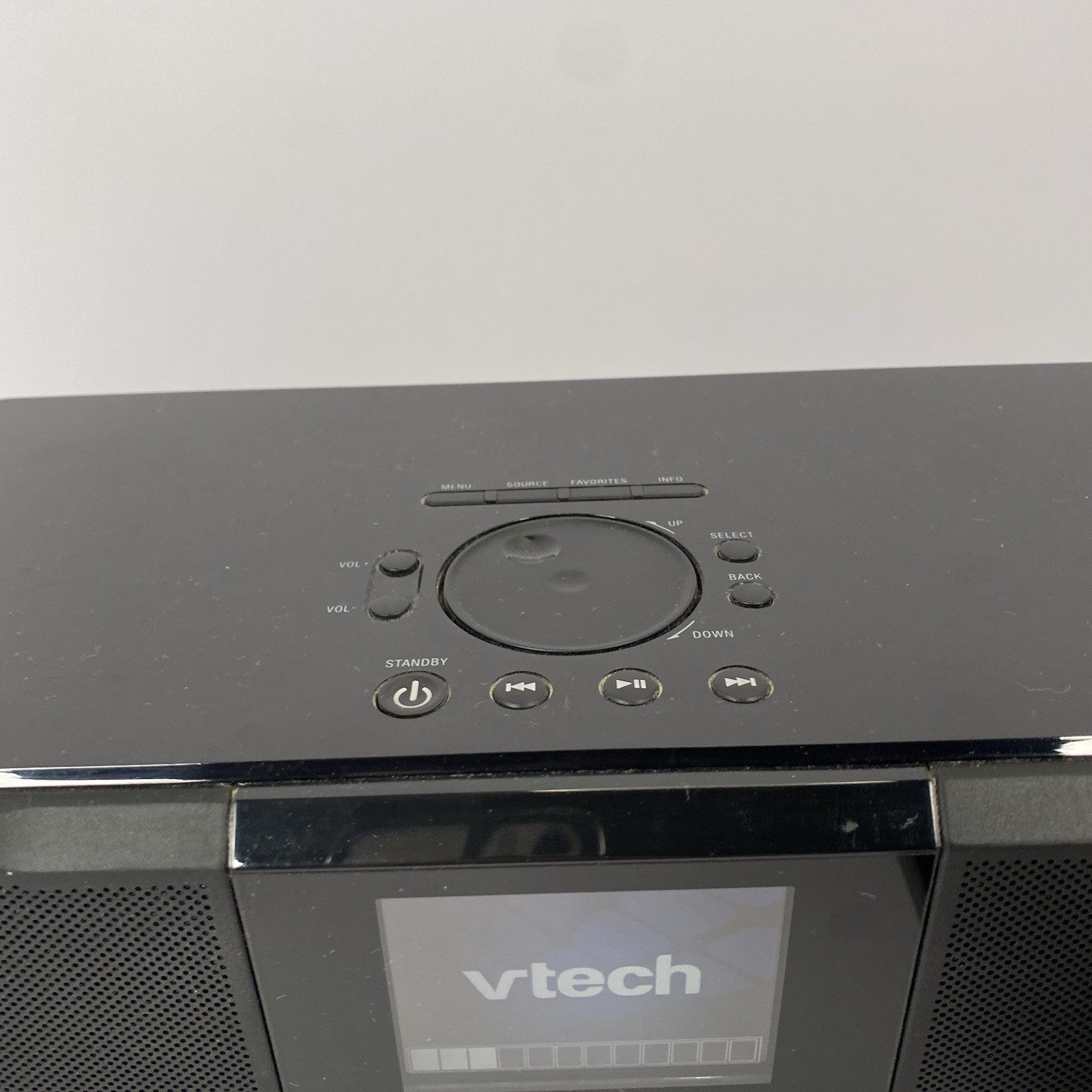 VTech IS9181 Internet Radio Speaker Alarm Clock Wireless LAN TESTED + REMOTE
