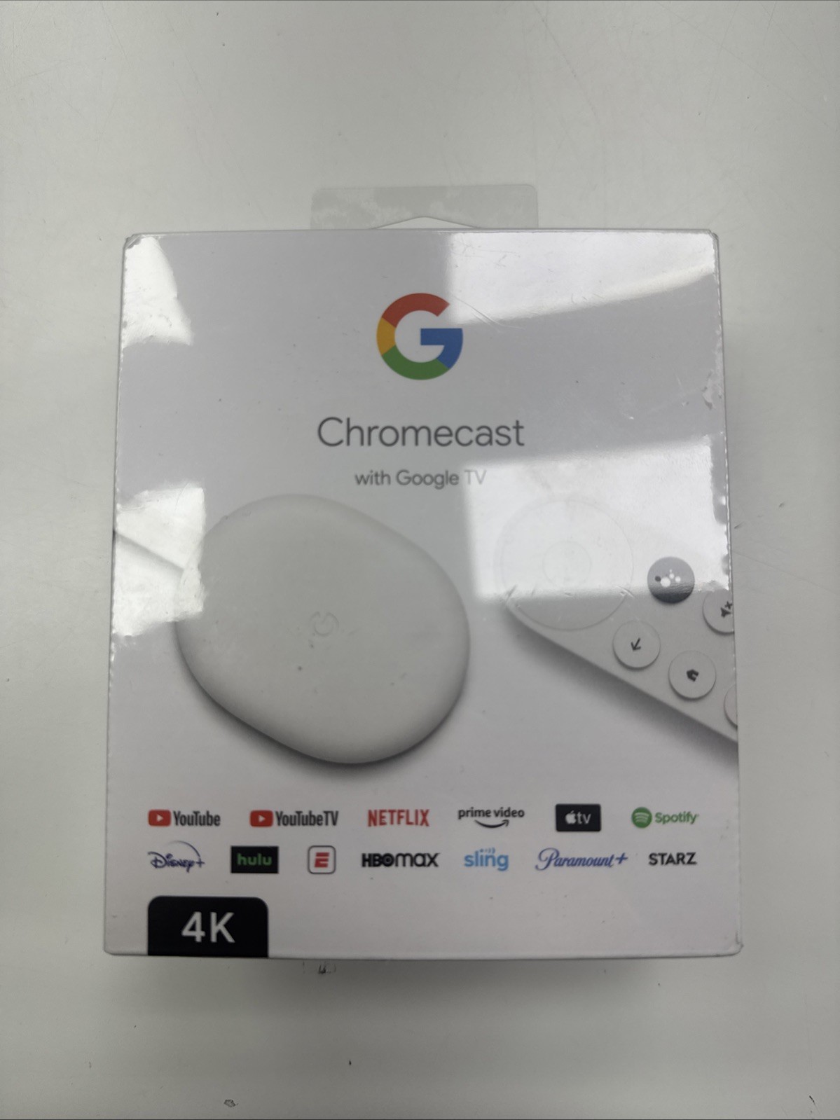 Google Chromecast with Google TV – 4K Media Player – NEW – factory sealed