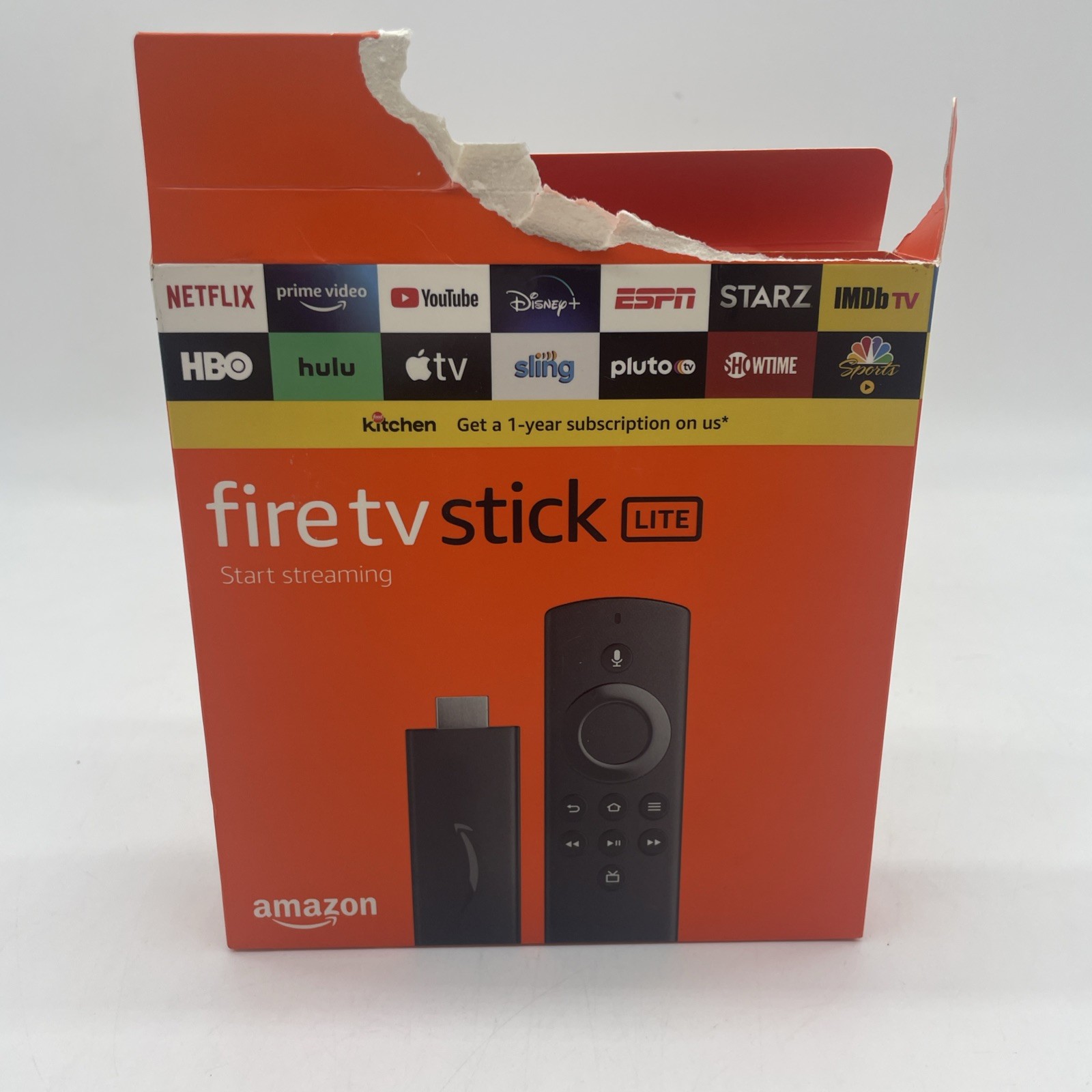 Amazon Fire TV Stick Lite HD TV Remote Alexa New Open Box! No HDMI Extender
