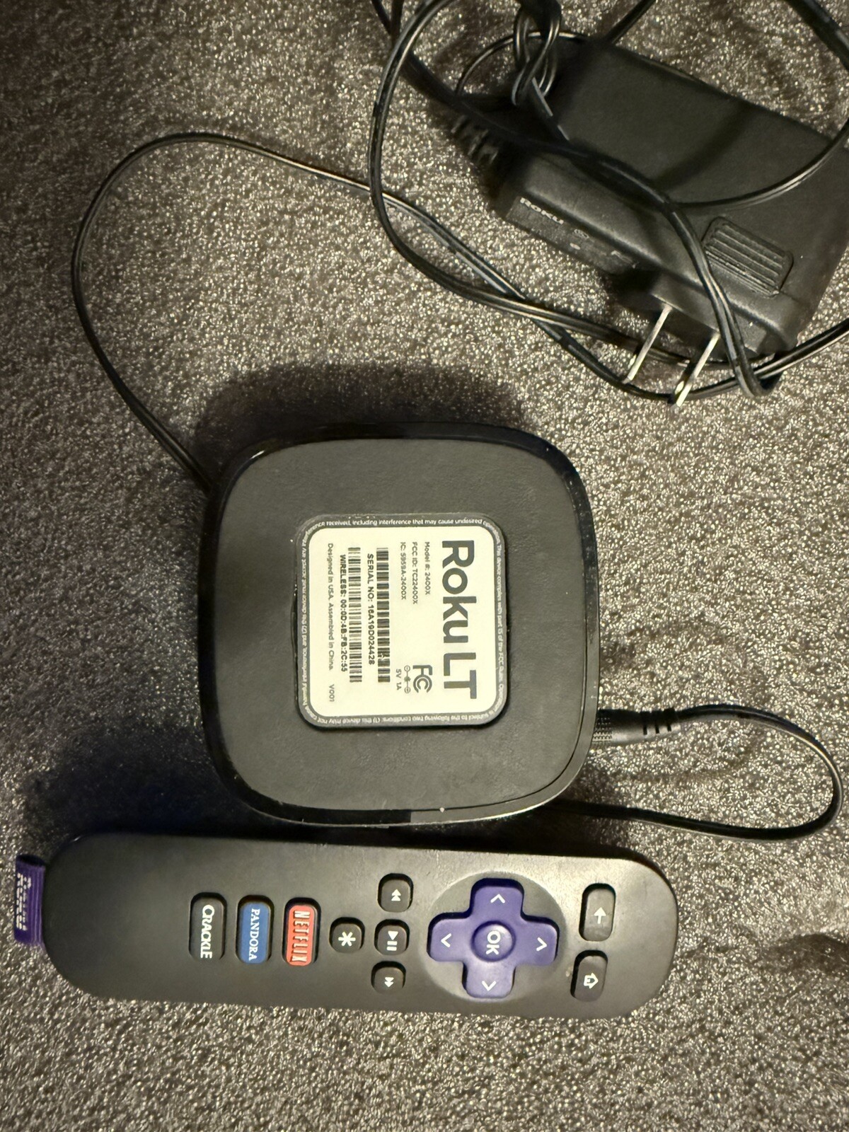 ROKU LT Model 2400X Streaming Media Player With Remote