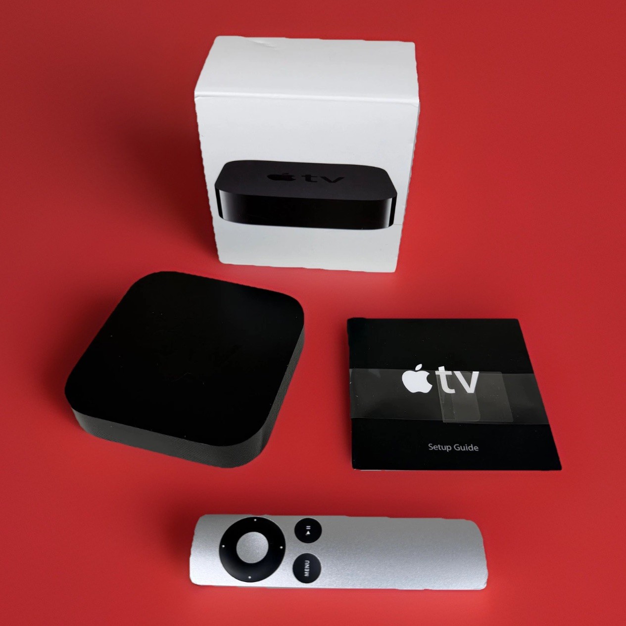 Apple TV 2nd Gen A1378 HD Media Streamer w/Remote No Power Cord