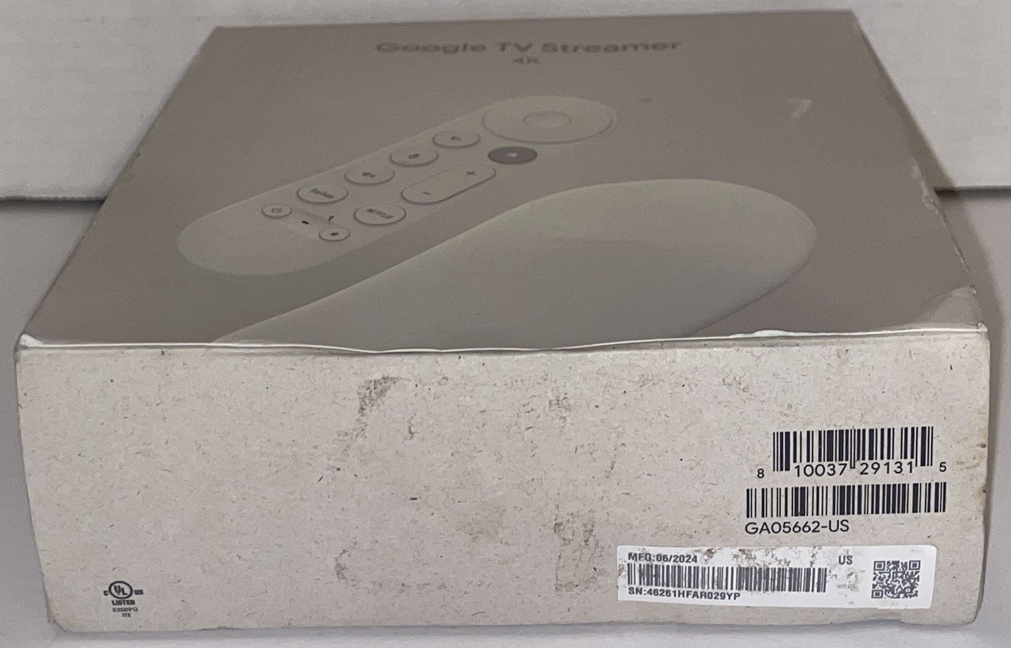 Google TV Streamer 4K 32GB with Voice Remote – Porcelain Tested