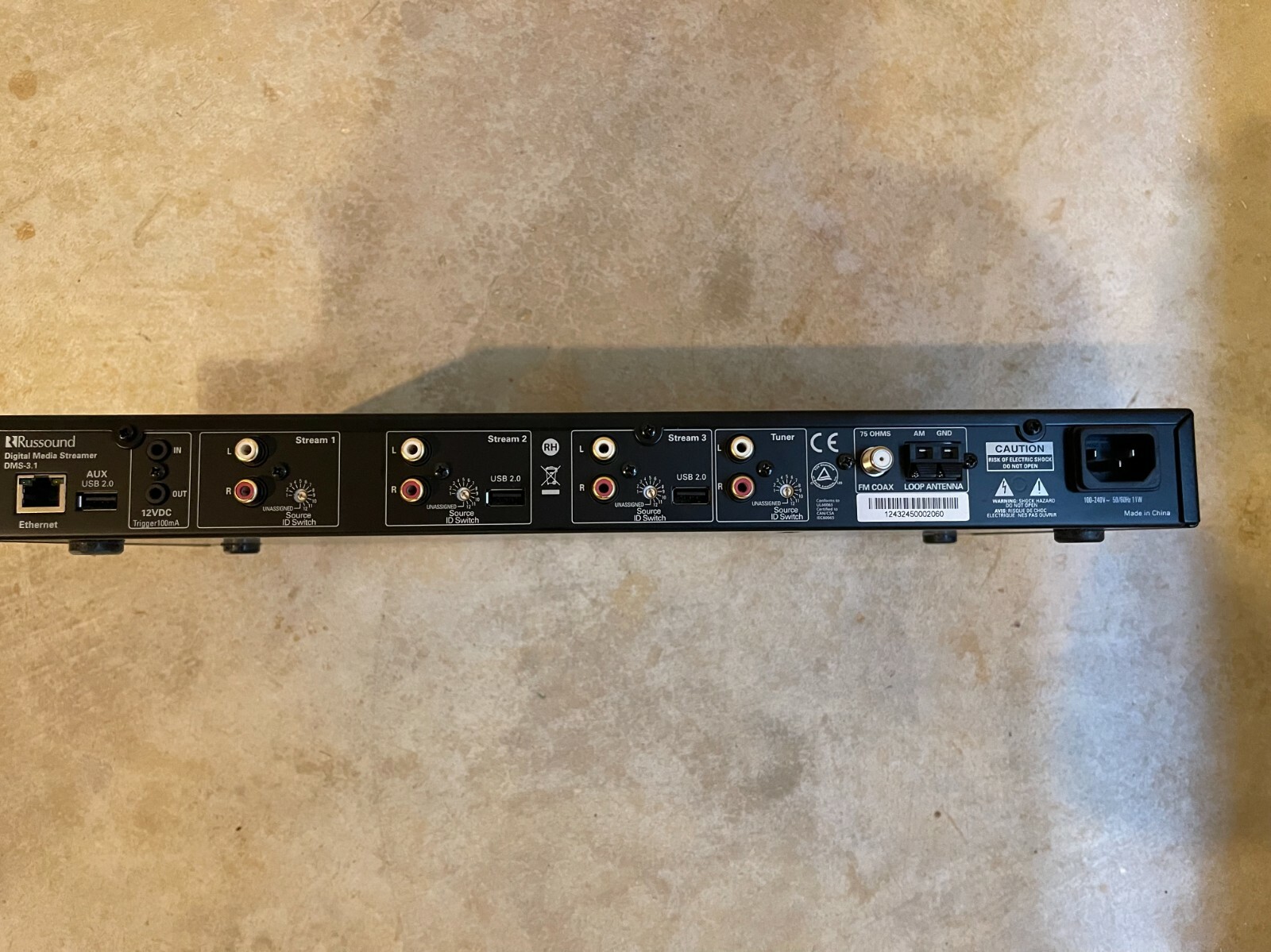 Russound DMS-3.1 Digital Media Streamer – Black