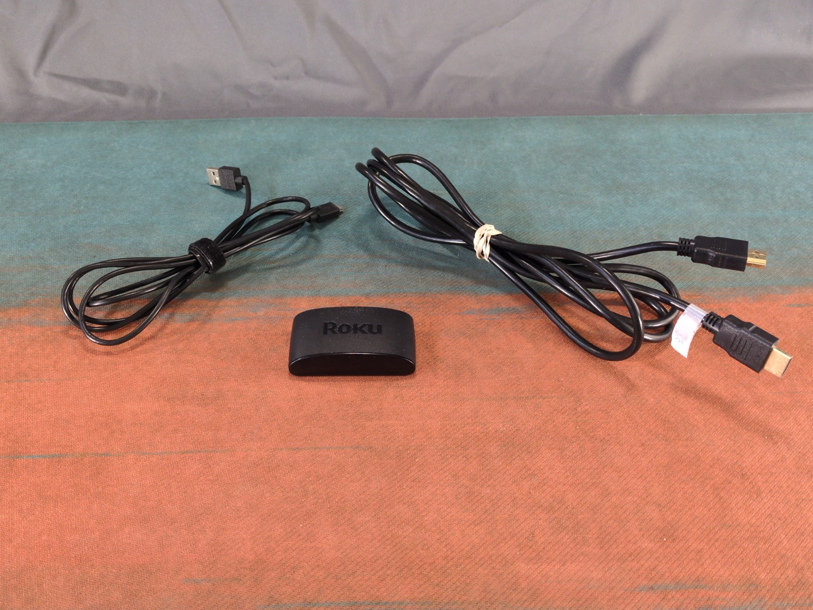Roku Model 3930X Streaming Media Device w/ Power Cable & HDMI Cable No Remote