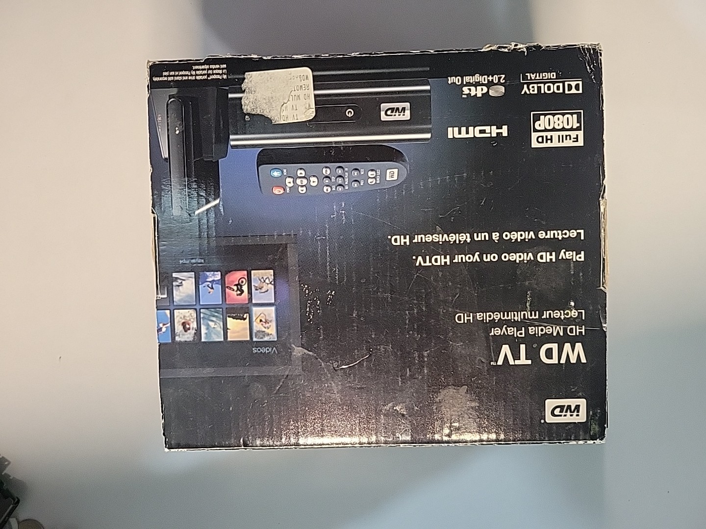 Western Digital WD TV HD Media Player WD00AVN 1080p