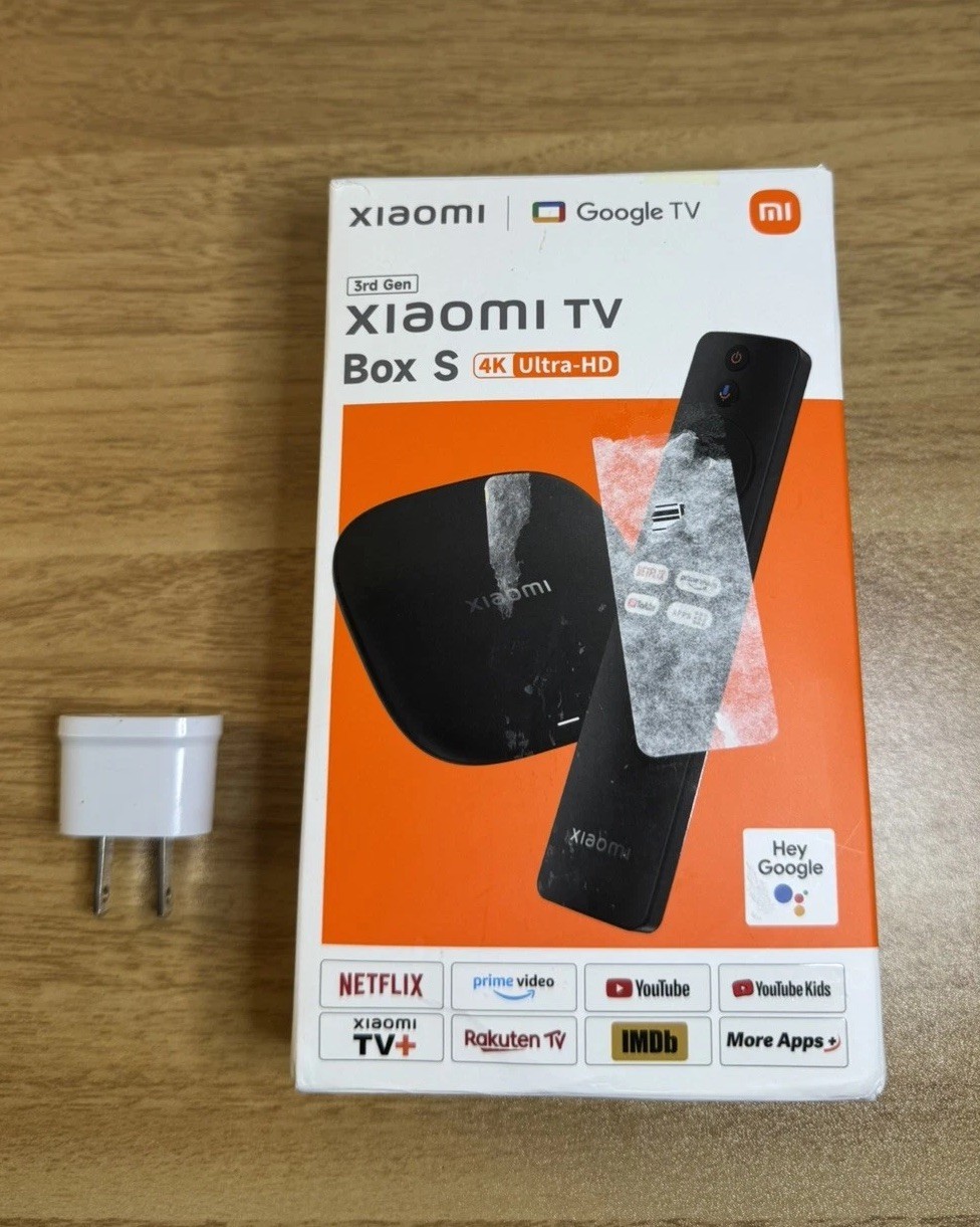 Xiaomi TV Box S 3rd Gen 4K UHD Google 32GB Memory Dolby Vision Atmos WiFi 6 HDMI
