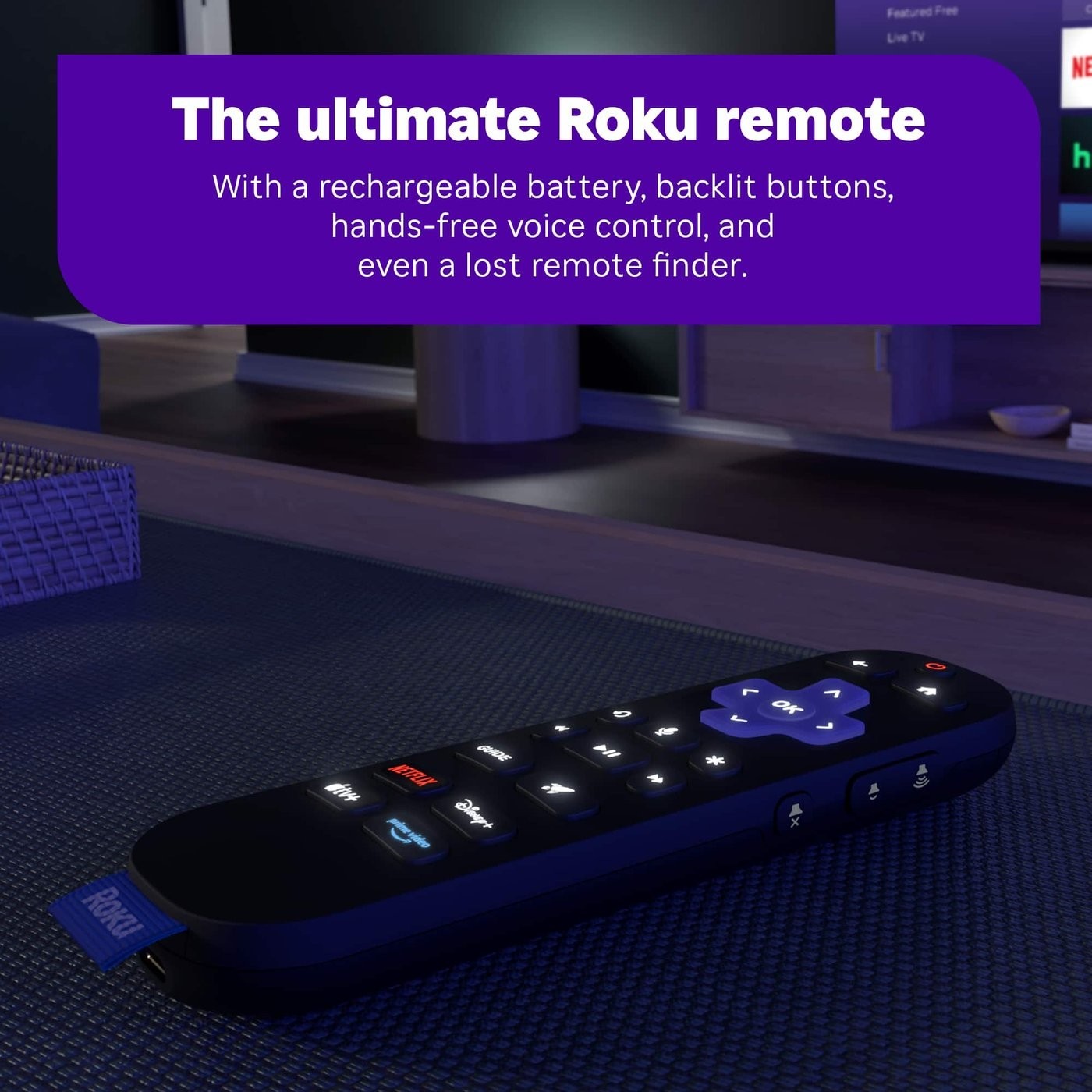 Roku Ultra 4850R 4K HDR10+ Dolby Vision Streaming Device With Backlit Remote New