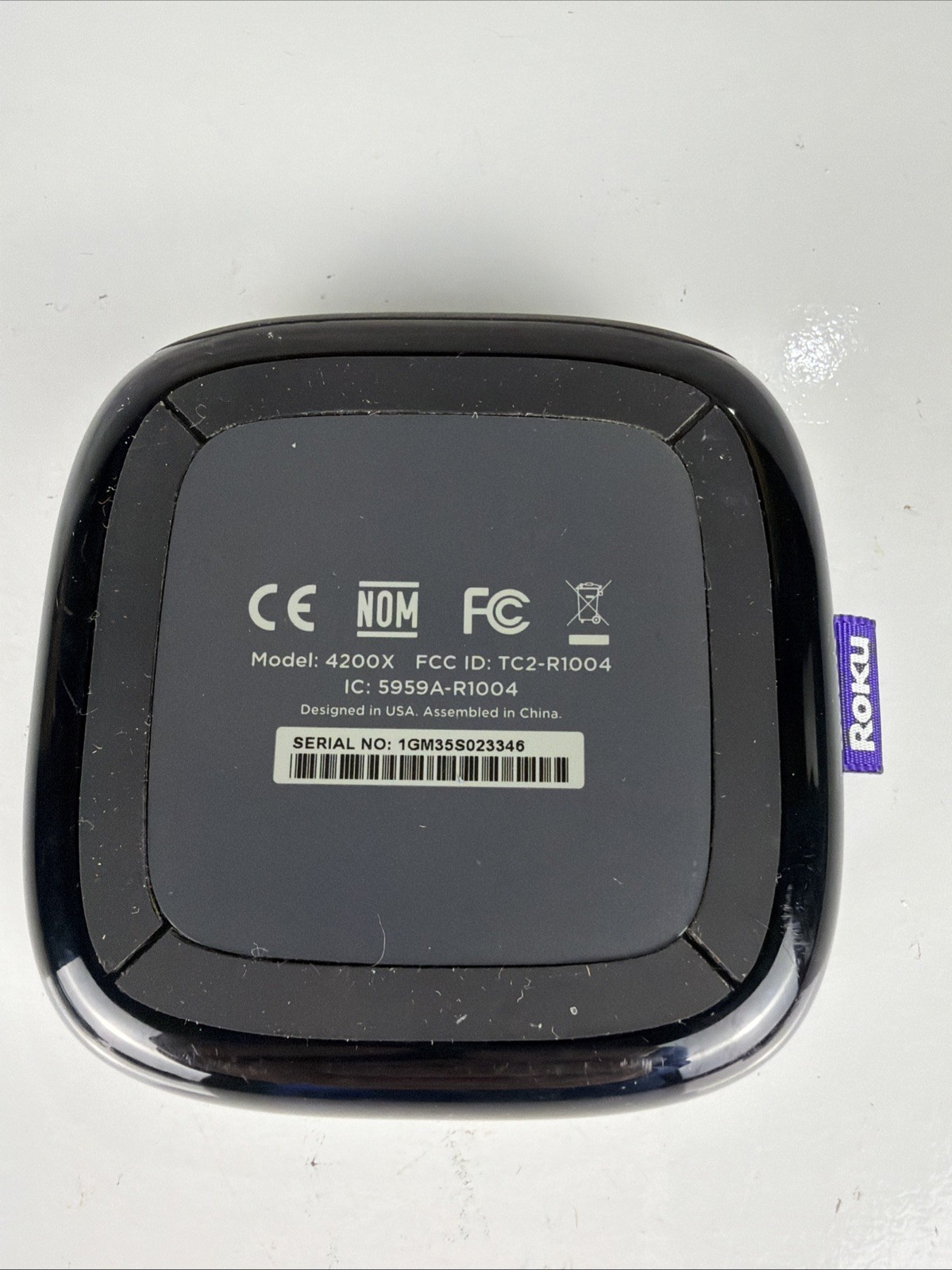Roku 3 (3rd Generation) Media Streamer 4200X – Black w/ Power Cord & Remote