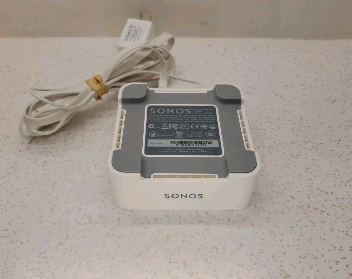 Sonos Bridge White Wireless Hifi Audio With Adapter