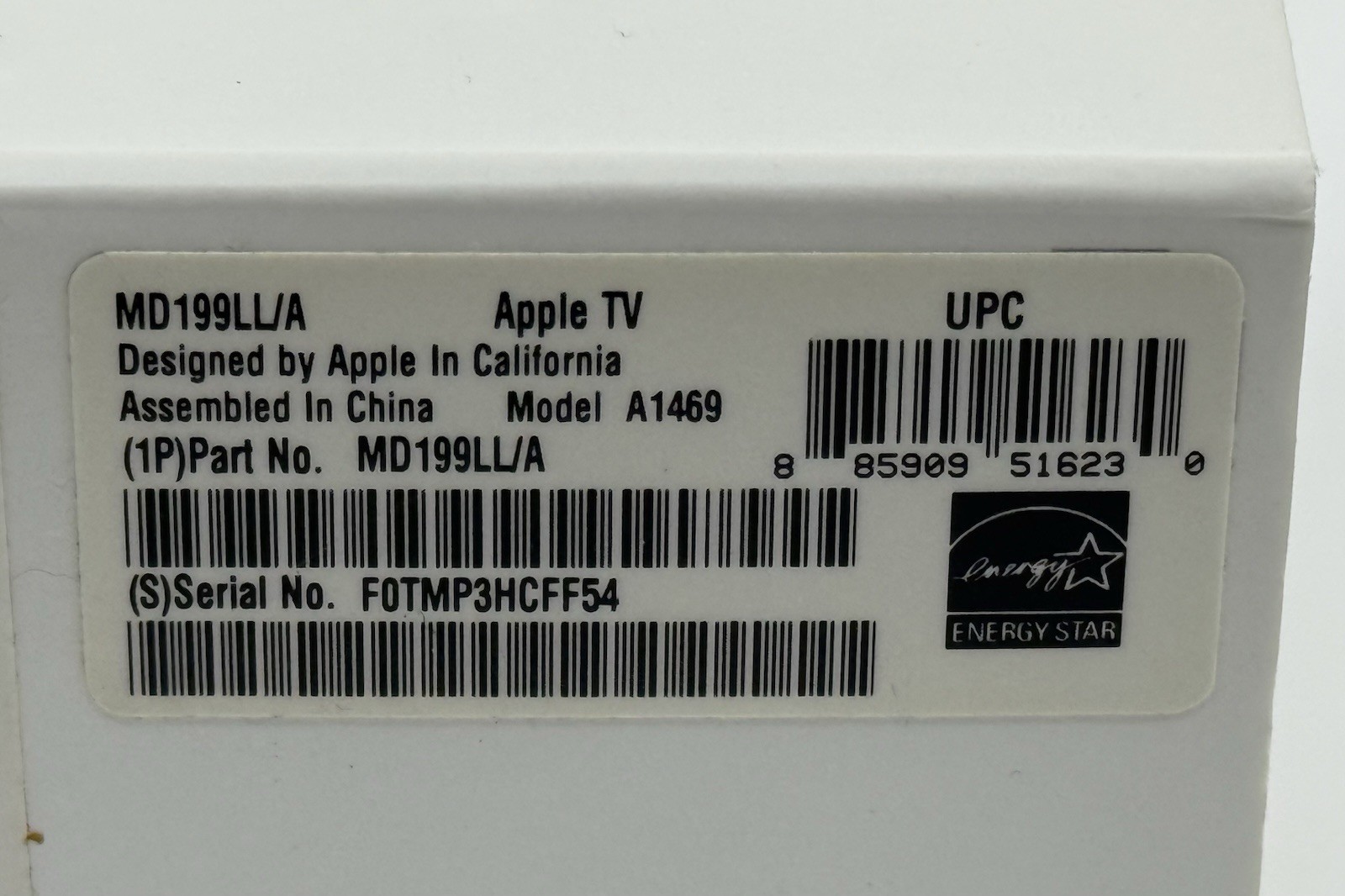 Apple TV 3rd Gen (Rev A) A1469 – Complete In Box – AirPlay & Optical Audio Hub