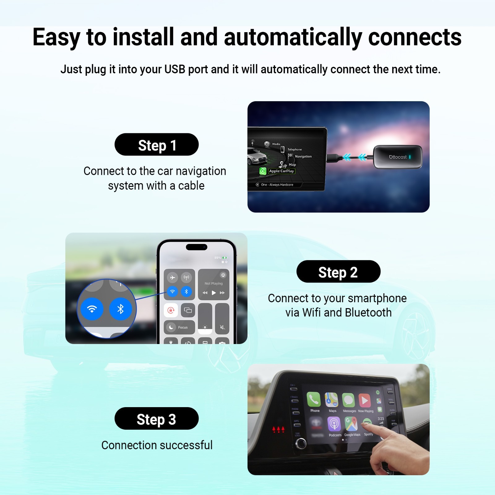 Car TV Mate HDMI Adapter for Fire TV Stick, Game Consoles, Set-Top Boxe US Stock