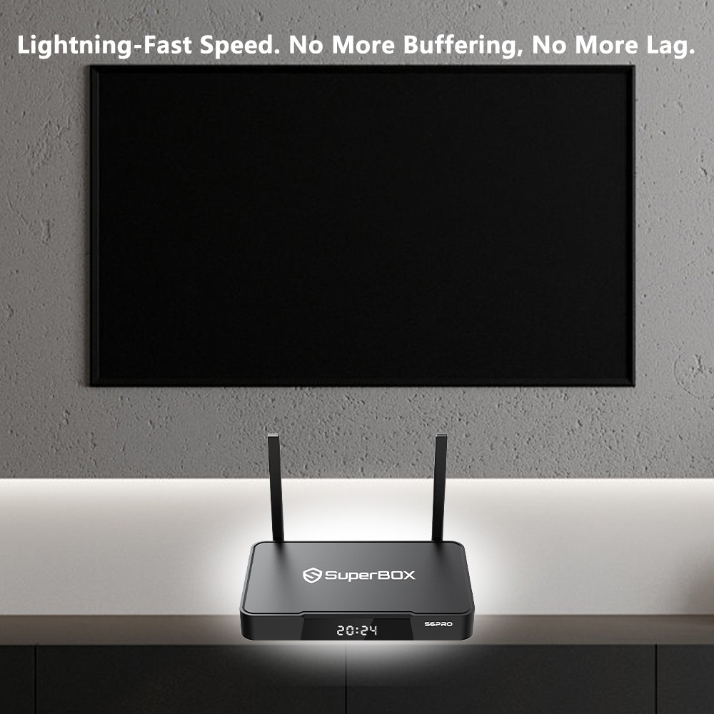 SuperBox S6 Pro BOX Authorized Distributor Message To Me Free ship FedEx 2 Day