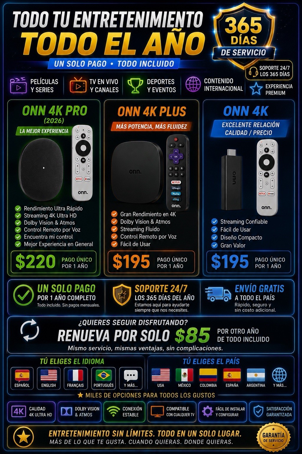 onn 4K Pro Streaming Device