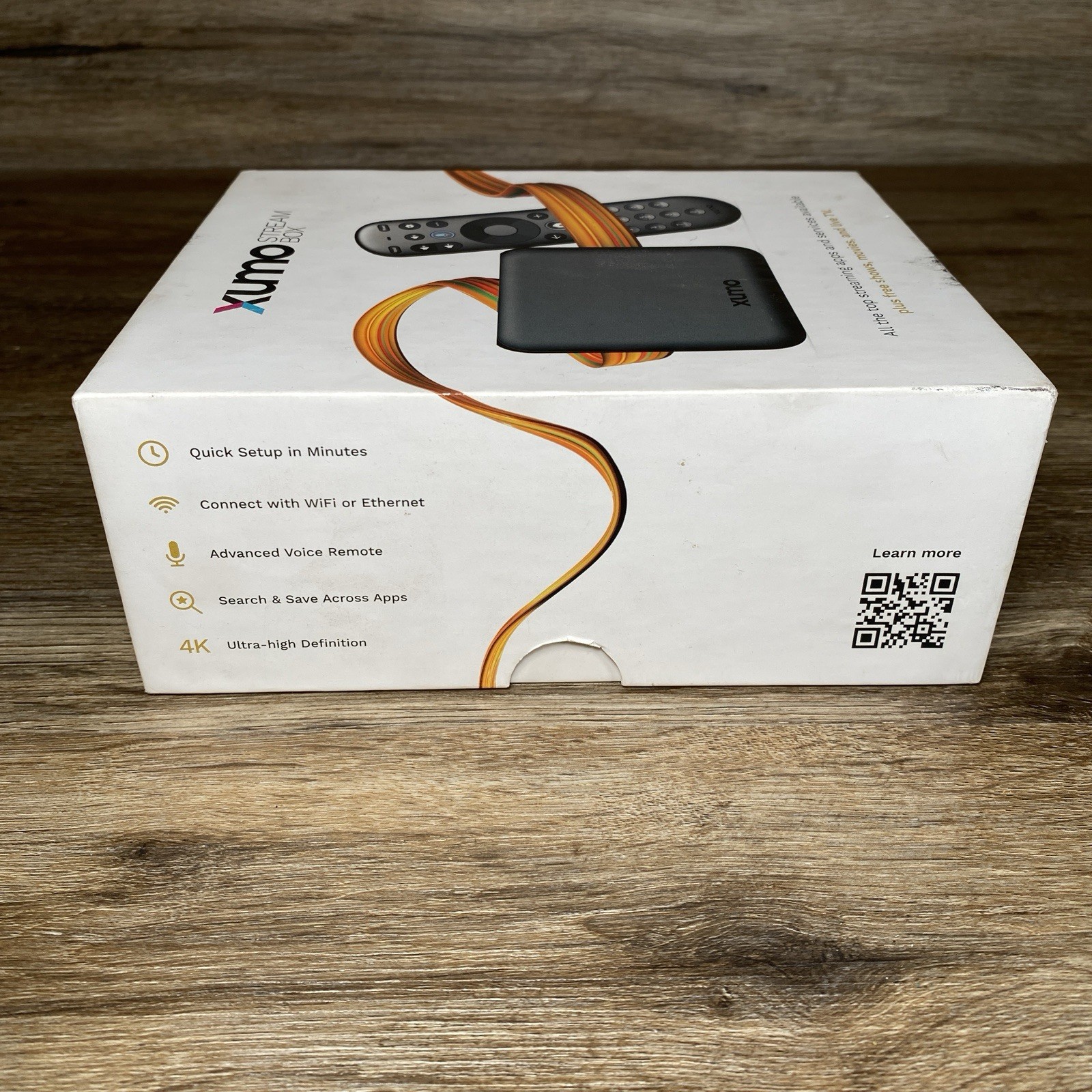 Xumo Stream Box with Remote Control-new Sealed 4K