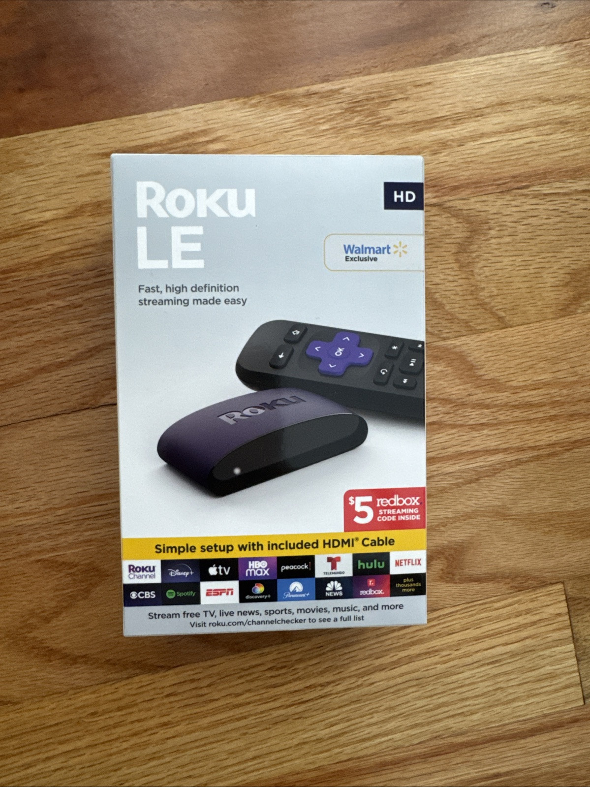 Roku LE Media Player – Black/Purple