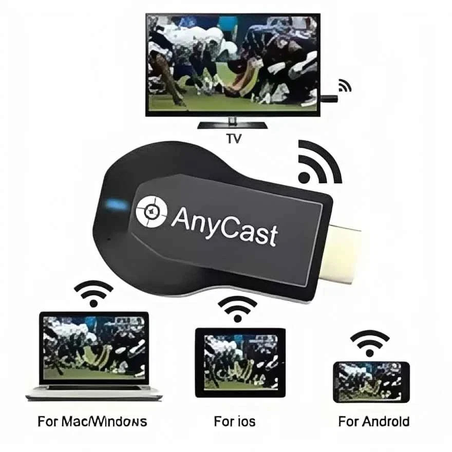 4K WiFi HDMI Anycast Miracast Airplay TV Wireless Display DLNA Dongle Adapter