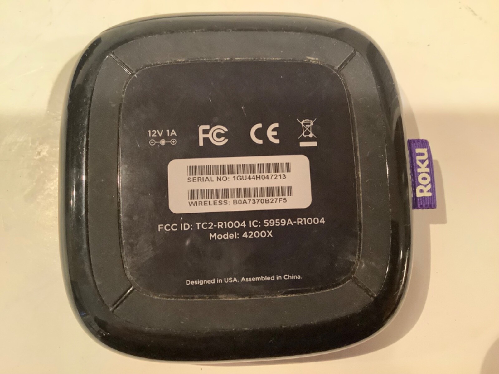 Roku 3 (3rd Generation) Media Streamer 4200X – Black