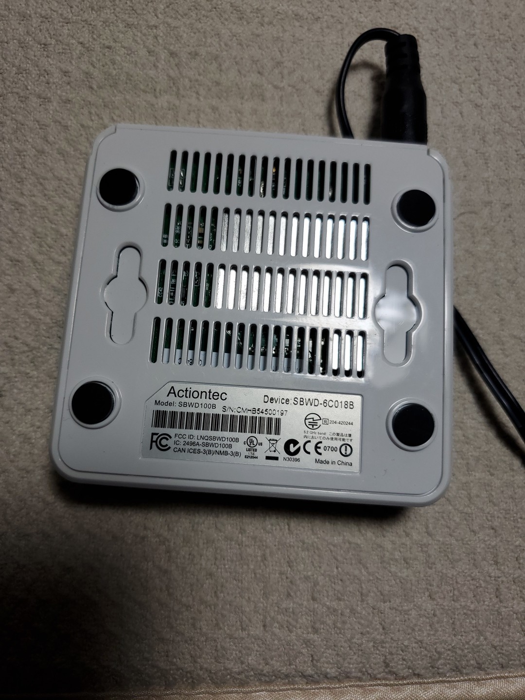 Actiontec Device SBWD100B ScreenBeam Pro.