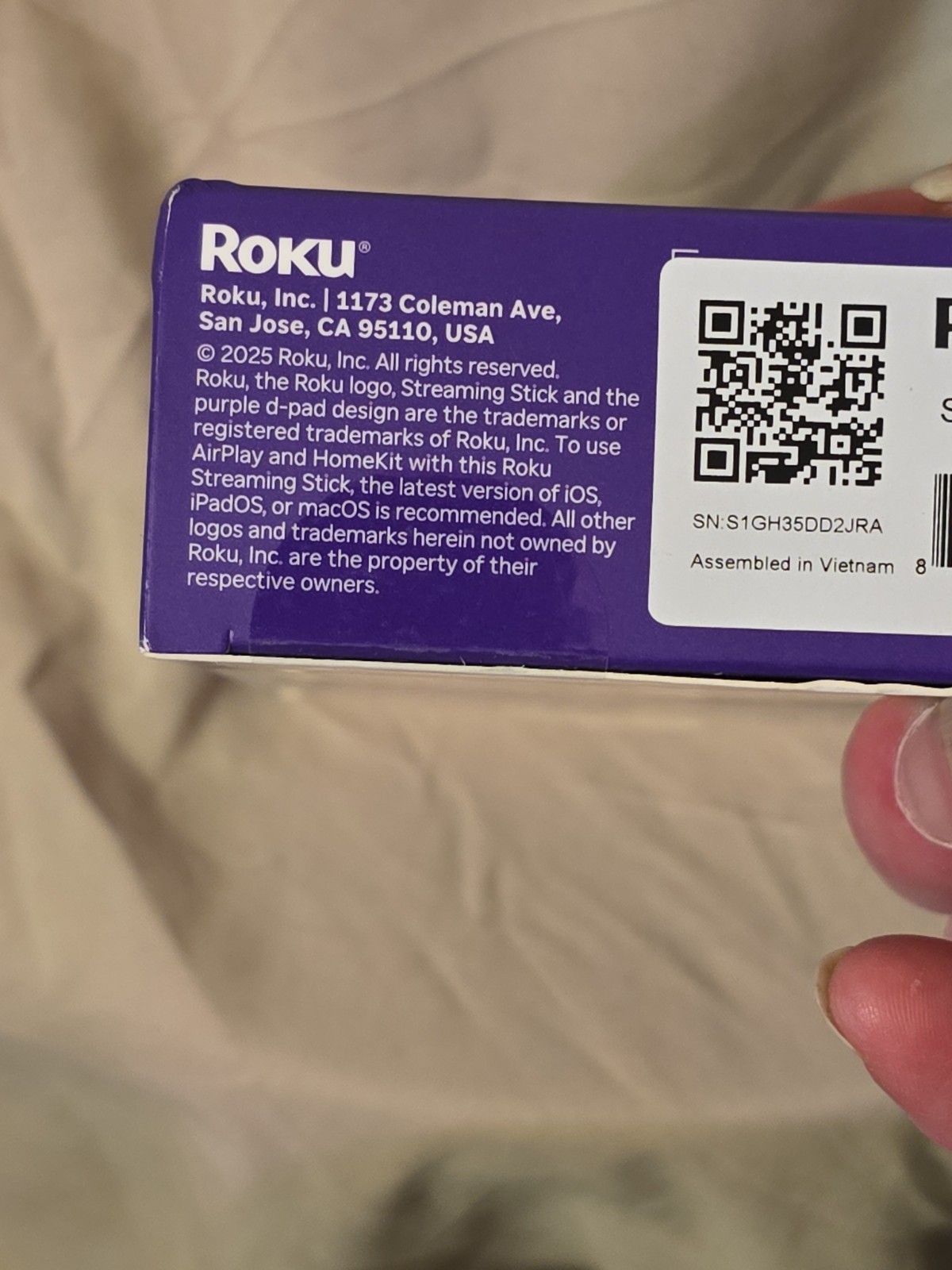 Roku 3840R Streaming Stick HD Media Player with Voice Remote – 2025 Model SEALED