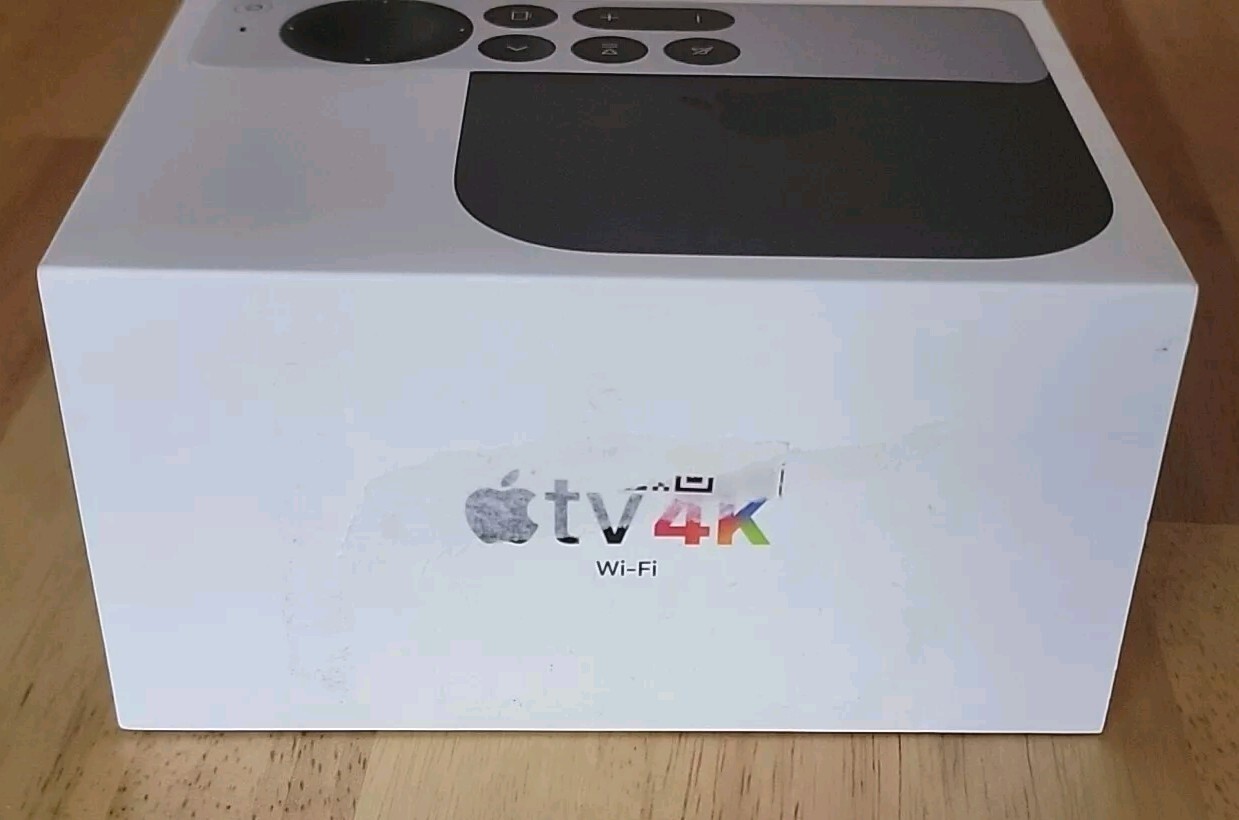 Apple TV 4K HDR 64GB (3rd Gen) Wi-Fi Media Streamer MN873LL/A – Empty Box Only!
