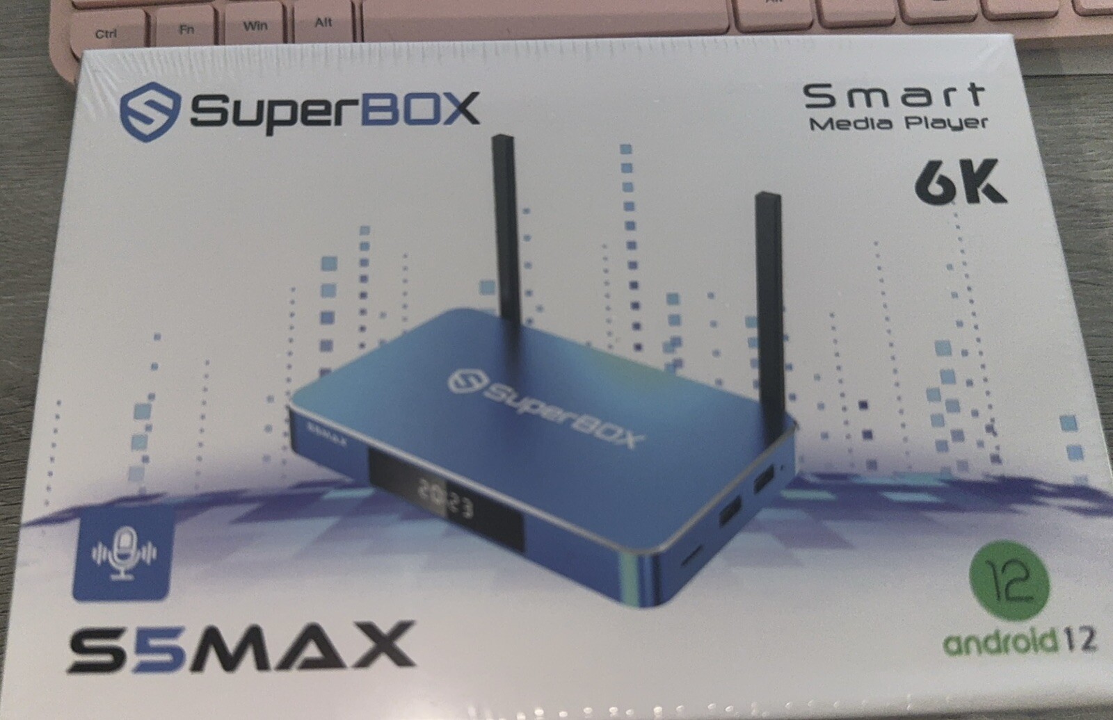 Superbox S5 MAX 4GB+64GB Wi-Fi /5G with Voice command Free Keyboard Remote 2024!