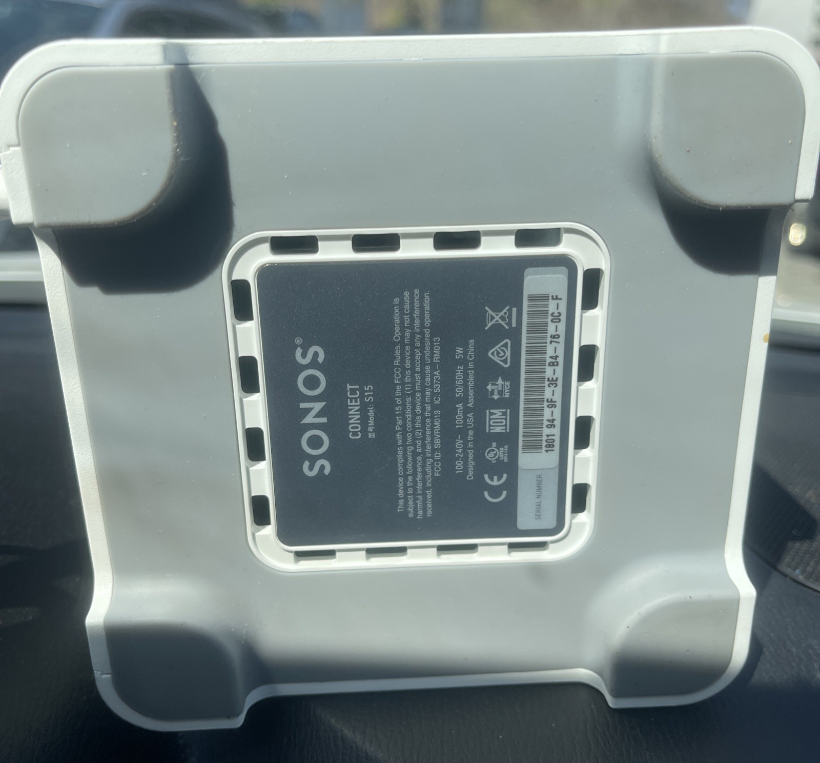 Sonos Connect Model S15 Gen 2 Digital Media Player S2 Compatible (Not an Amp)