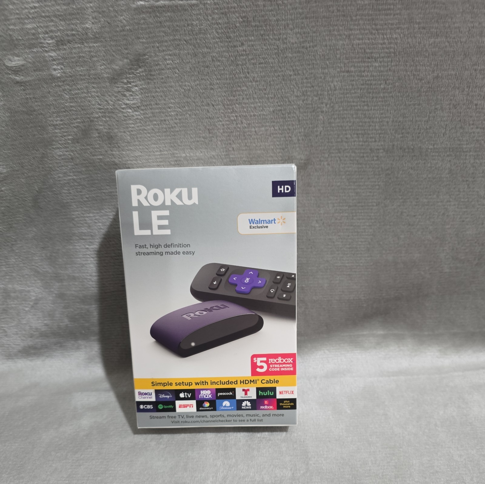 Roku LE Media Player – Black/Purple