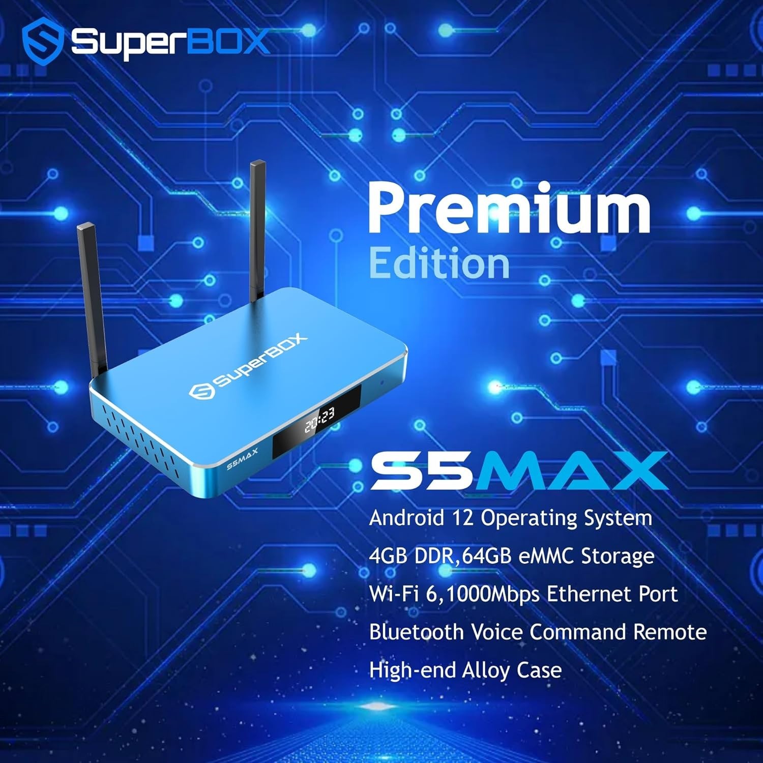 Streaming Box with all channel Superbox S5MAX VS S7MAX VS VSEEBOX Media Player